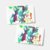 Badge Couleurs mélangées (Avant & arrière)