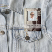 Badge Country Western Cowboy Boots funéraire Memorial (Insitu)