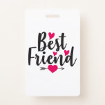 Badge Couple Art Heart Best Friend<br><div class="desc">Couple Art Heart Best Friend</div>