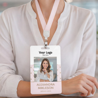 Badge Couronne PhotoElegant Or Douce
