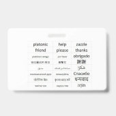 Badge course à travers le monde (Arrière)