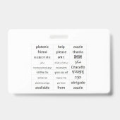 Badge course à travers le monde (Arrière)