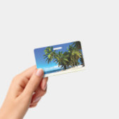 Badge Coussin de jetée de plage exotique (Manuel / portable)