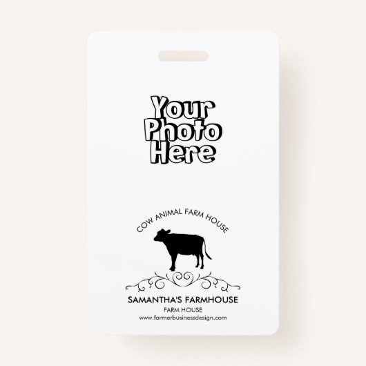 Badge Cow Farm Logo (Devant)