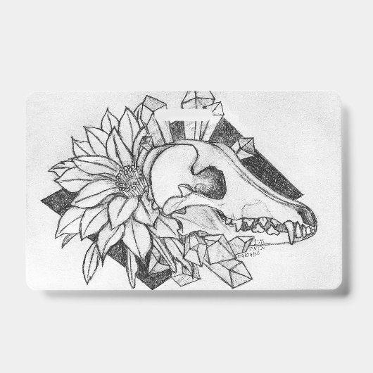 Badge Coyote de cristal (Avant)