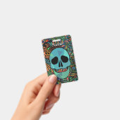 Badge Crâne Hippie Halloween Thunder_Cove (Manuel / portable)