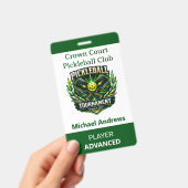 Badge Create Your Own Pickleball Tournament (Manuel / portable)