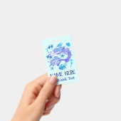 Badge Créature de Fée Violette Sirène (Manuel / portable)