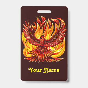Badge Créature mythologique immortelle Phénix