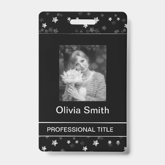 Badge Créé pour vous, élégant (Avant)