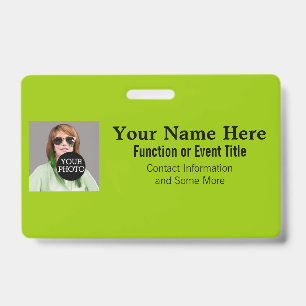 Badge Créez facilement votre propre étiquette nominative