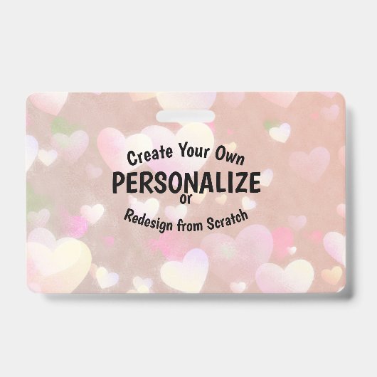 Badge Créez les vôtres (Avant)