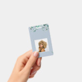 Badge Créez vos propres Feuilles Dusty Blue Eucalyptus (À main)