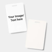 Badge Créez votre propre (Avant & arrière)