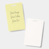 Badge Créez votre propre (Recto et verso)