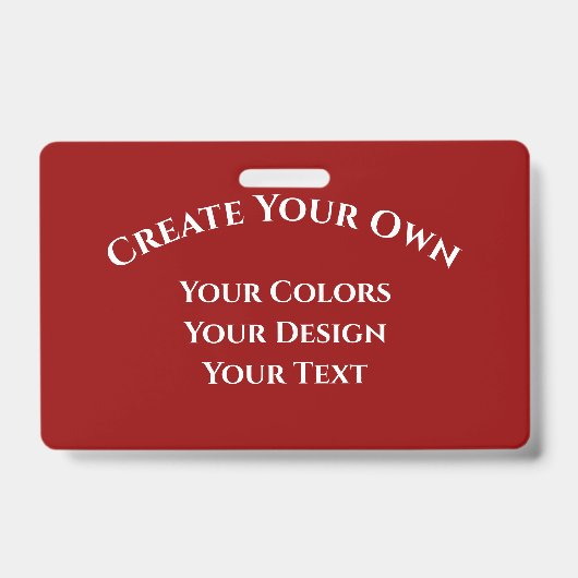 Badge Créez votre propre (Avant)