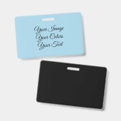 Badge Créez votre propre (Recto et verso)