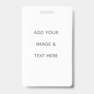 Badge Créez votre propre blanc