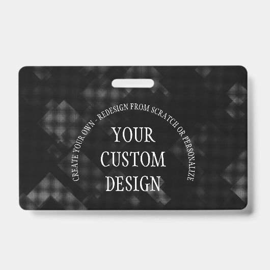 Badge Créez votre propre conception personnalisée (Face)