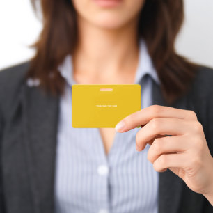 Badge Créez Votre Propre Conception Personnalisée Jaune