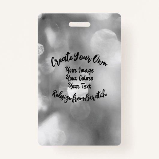 Badge Créez votre propre couleur/conception personnalisé (Devant)