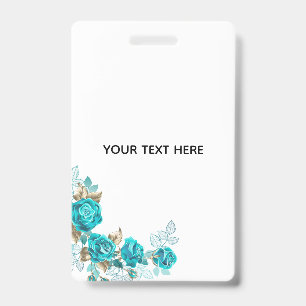 Badge Créez Votre Propre Élégant Blanc