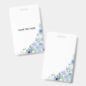 Badge Créez Votre Propre Fleur (Avant & arrière)