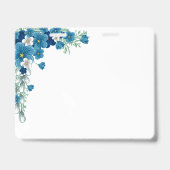 Badge Créez Votre Propre Floral (Arrière)