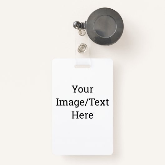 Badge Créez votre propre insigne (Front with Retractable)