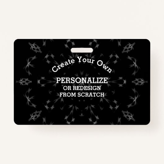 Badge Créez votre propre personnalisation (Devant)