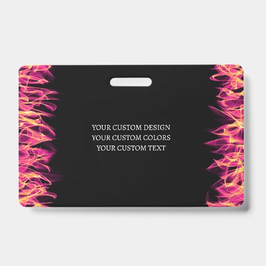 Badge Créez votre propre personnalisation (Face)