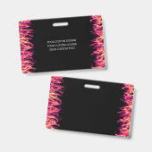 Badge Créez votre propre personnalisation (Recto et verso)