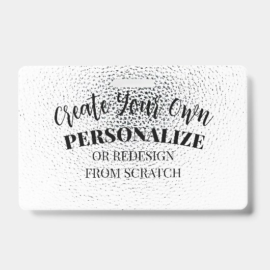 Badge Créez votre propre personnalisation (Face)