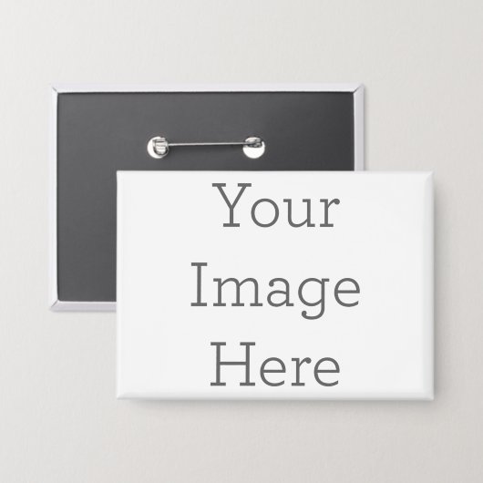 Badge Rectangulaire, 8,89 cm x 6,35 cm (Recto/Verso)