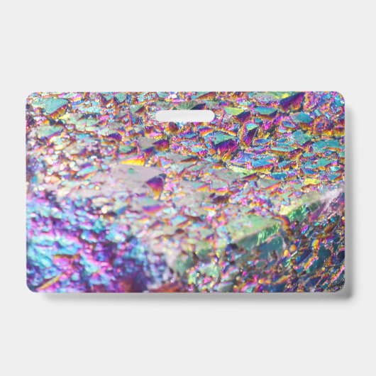 Badge Cristaux arc-en-ciel Aura (Avant)