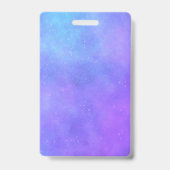 Badge Croissant de lune fantaisiste avec décorations de  (Arrière)