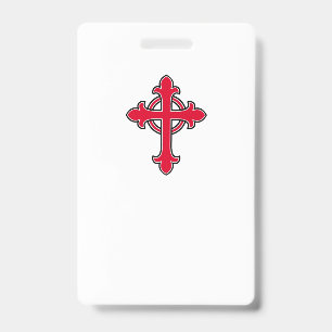 Badge Croix chrétienne