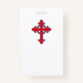 Badge Croix chrétienne (Devant)