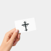 Badge Croix de religion avec un ornement (Manuel / portable)