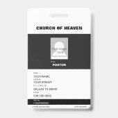 Badge Croix d'or (Arrière)