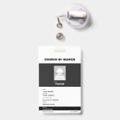 Badge Croix d'or (Arrière avec rétractable)