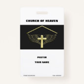 Badge Croix d'or (Devant)