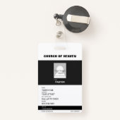 Badge Croix d'or (Back with Retractable)