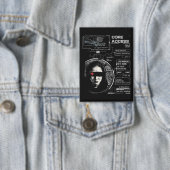 Badge Crosswired - Techno-Brutalist Streetwear Design (Insitu)
