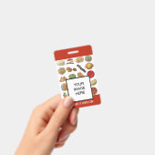 Badge Cuisine indienne Café Restaurant Chef Server (Manuel / portable)