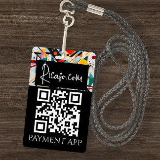 Badge Custom Business Personalized Payment QR codes