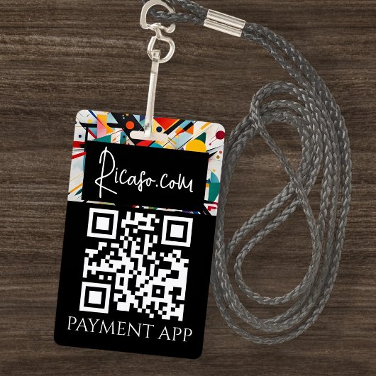 Badge Custom Business Personalized Payment QR codes