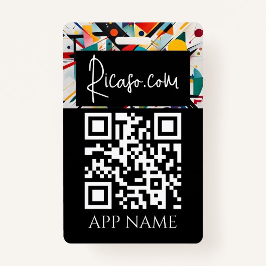 Badge Custom Business Personalized Payment QR codes (Dos)