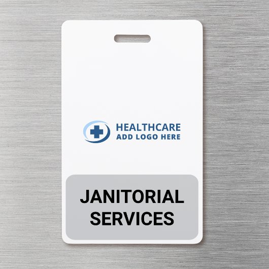 Badge Custom Color Janitor Janitorial Services Companion