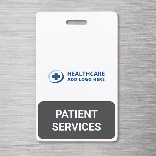 Badge Custom Color Reception Patient Services Companion